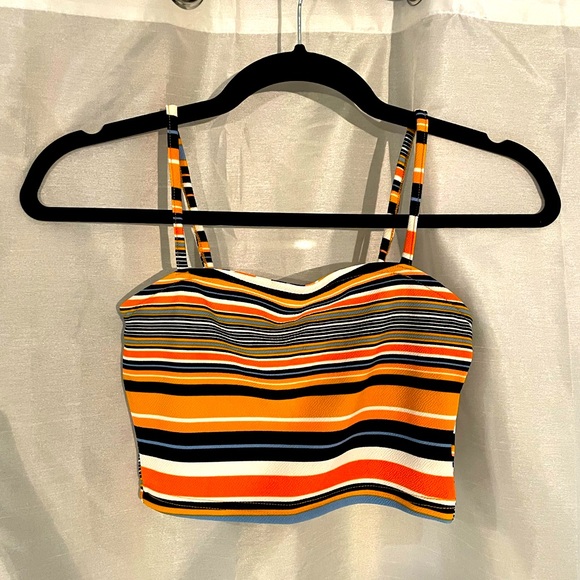 Urban Planet/ReVamped cropped striped tank - Picture 1 of 4